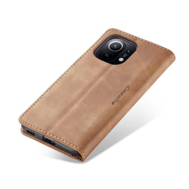 CASEME Plånboksfodral Xiaomi Mi 11 - Brun