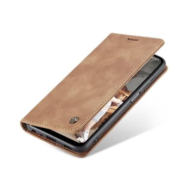 CASEME Plånboksfodral Samsung Galaxy A12 - Brun