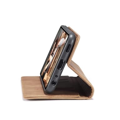 CASEME Plånboksfodral Samsung Galaxy A12 - Brun