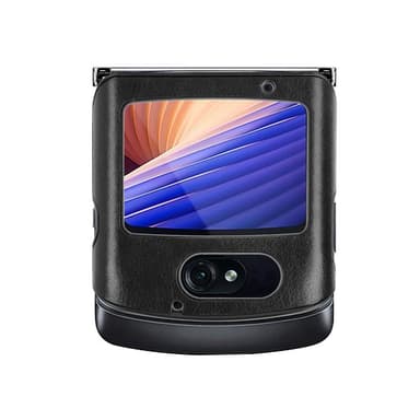 Motorola Razr 5G/Razr (2020) TPU skal Litchi Texture - Svart