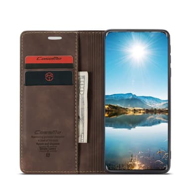 CASEME Plånboksfodral Xiaomi Mi 11 - Coffee