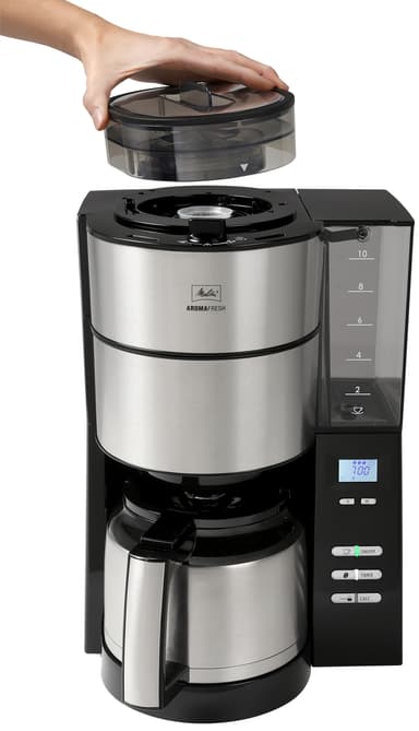 Melitta AromaFresh RWT Therm kaffebryggare MEL22225 (stål/svart)