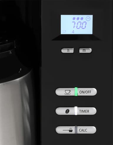Melitta AromaFresh RWT Therm kaffebryggare MEL22225 (stål/svart)