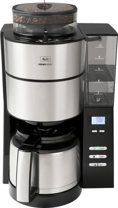 Melitta AromaFresh RWT Therm kaffebryggare MEL22225 (stål/svart)
