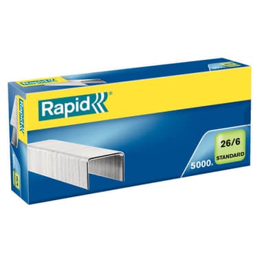 RAPID Klammer Standard 26/6 Galvaniserad 5000