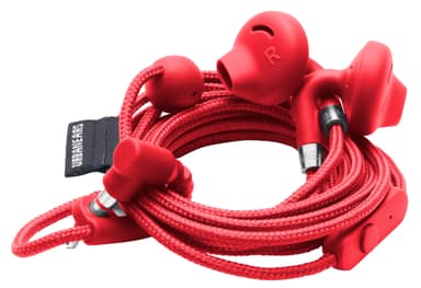 Urbanears Sumpan in-ear hörlurar (röd)