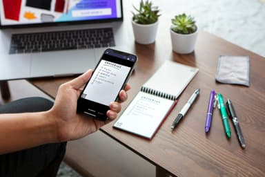 Rocketbook Mini återanvändbart anteckningsblock (infinity black)