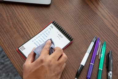 Rocketbook Mini återanvändbart anteckningsblock (infinity black)