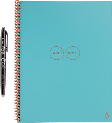 Rocketbook Core Letter digitalt anteckningsblock A4 (neptune teal)