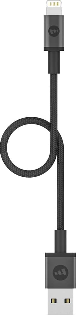 Mophie USB-A to Lightning laddkabel 9cm (svart)