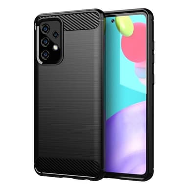 SKALO Samsung A52/A52s Armor Carbon Stöttåligt TPU-skal - Blå