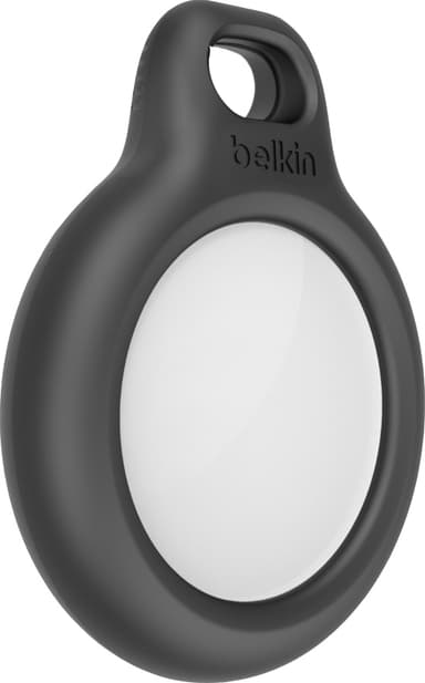Belkin säker hållare med nyckelring för spårningsbricka (svart)