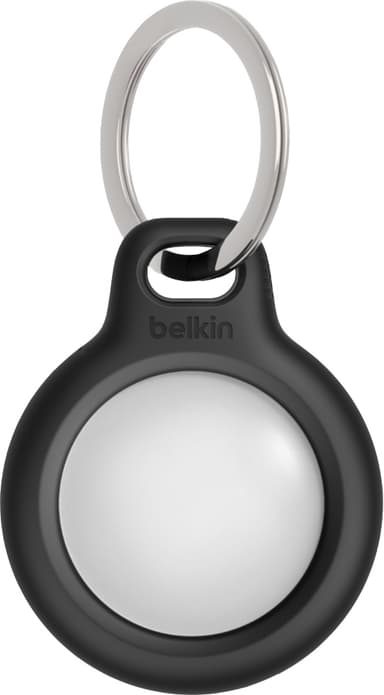 Belkin säker hållare med nyckelring för spårningsbricka (svart)