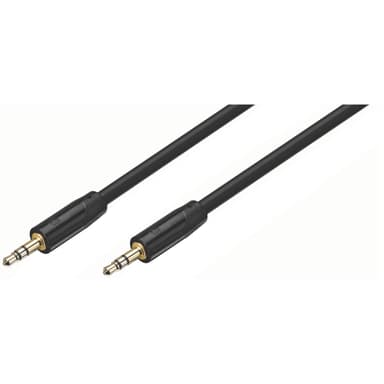 Sandstrøm 3.5 mm AUX-ljudkabel (2 m)