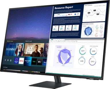 Samsung LS43AM700UUXEN 43" smart monitor (svart)