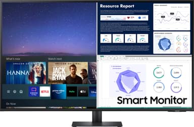 Samsung LS43AM700UUXEN 43" smart monitor (svart)