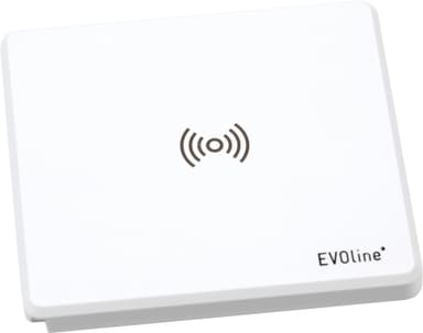 EVOline Square80 QI eluttag (vitt)