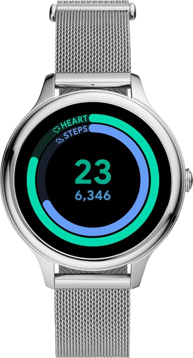 Fossil Gen 5E 42mm rostfritt stål smartwatch (silver)
