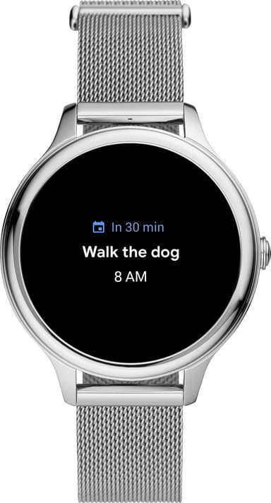 Fossil Gen 5E 42mm rostfritt stål smartwatch (silver)