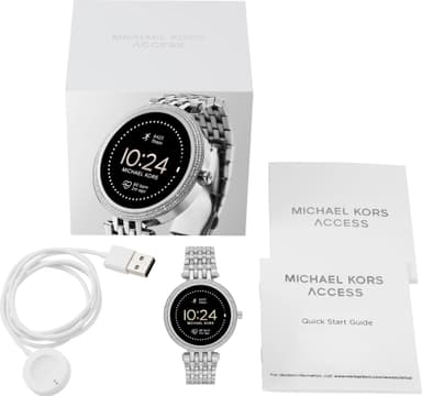 Michael Kors Gen 5E Darci 43mm rostfritt stål smartwatch (silver)