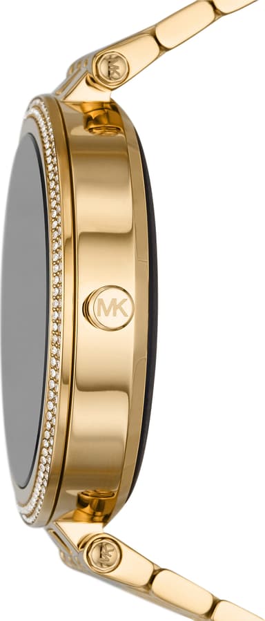 Michael Kors Gen 5E Darci 43mm rostfritt stål smartwatch (pavé gold)