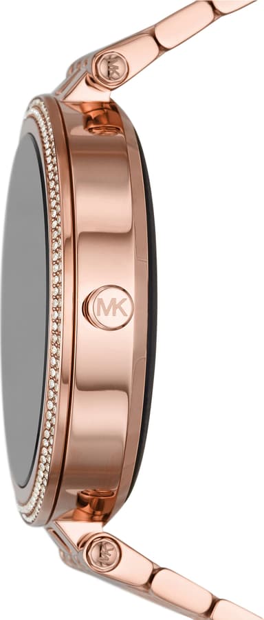 Michael Kors Gen 5E Darci 43mm rostfr. stål smartwatch(pavé rosé gold)