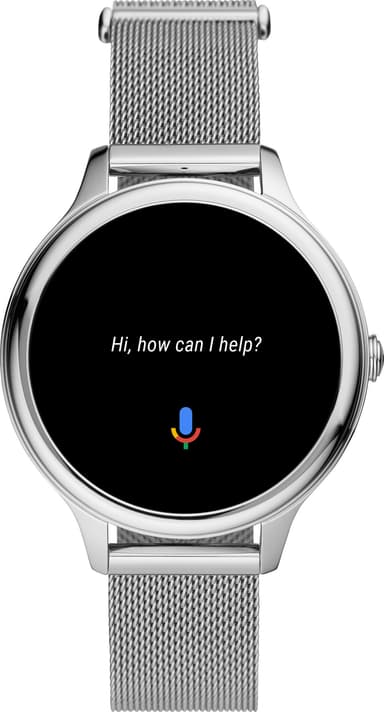 Fossil Gen 5E 42mm rostfritt stål smartwatch (silver)