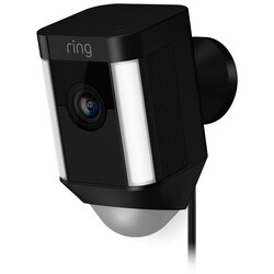 Ring Spotlight Cam Wired övervakningskamera (svart)