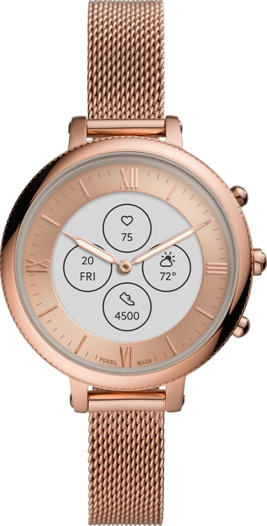 smartwatch fossil rose