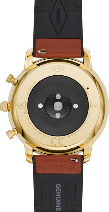 Fossil Neutra Hybrid HR smartwatch 45mm (guld/brun)