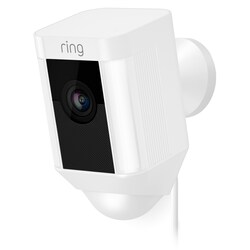 Ring Spotlight Cam Wired övervakningskamera (vit)
