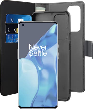 Puro 2-i-1 plånbok OnePlus 9 Pro (svart)