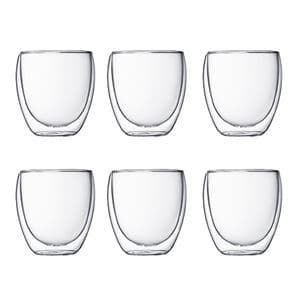 Bodum, pavina dubbelv. glas 0,25l 6pk