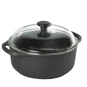 Skeppshult, gryta rund 4,0l m. glaslock