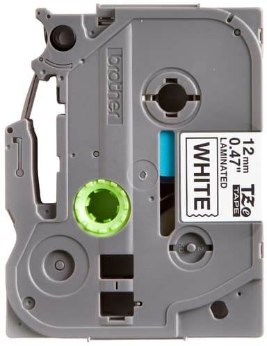 Brother TZe-231 12mm svart-på-vit märktejp