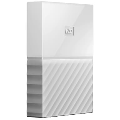 WD My Passport 2 TB extern hårddisk (vit)