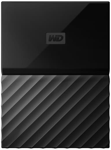 WD My Passport 2 TB extern hårddisk (svart)