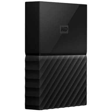 WD My Passport 2 TB extern hårddisk (svart)