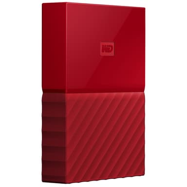 WD My Passport 2 TB extern hårddisk (röd) WD My Passport 2 TB extern hårddisk (röd)