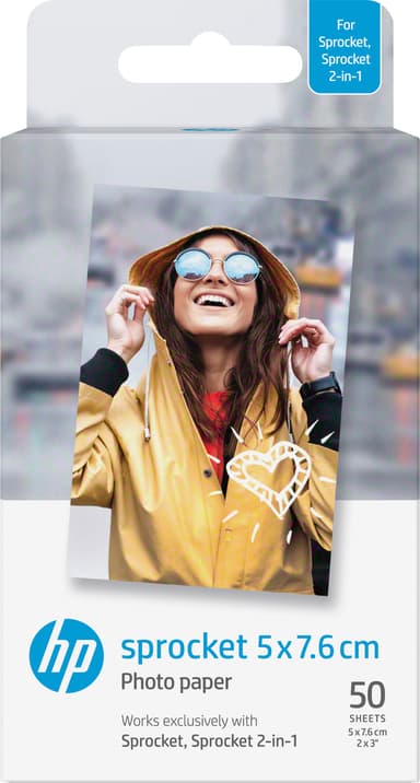 HP Paper Sprocket 2x3 direktfilm 50-pack