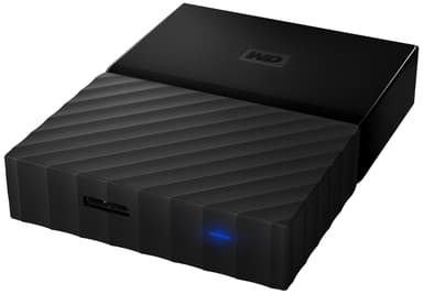 WD My Passport 2 TB för PS 4 portabel HDD (svart)