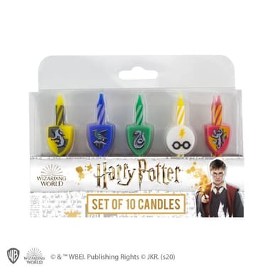 Födelsedagsljus i Hogwarts olika elevhem
