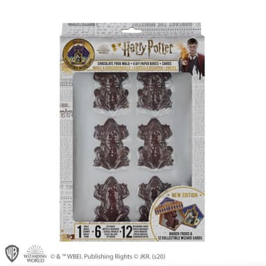 Harry Potter form för chokladgrodor och samlarkort