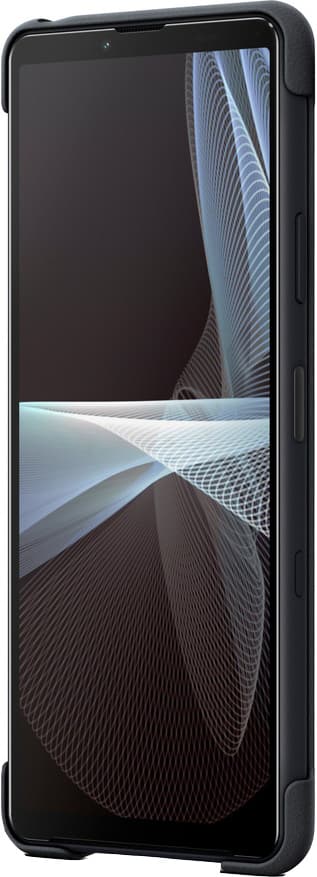 Sony Xperia 10 III Style Cover med ställ (svart)