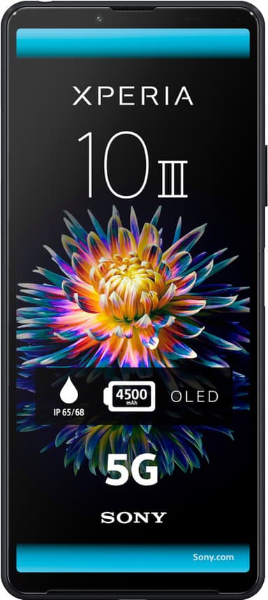 Sony Xperia 10 III - 5G smartphone 6/128GB (svart)