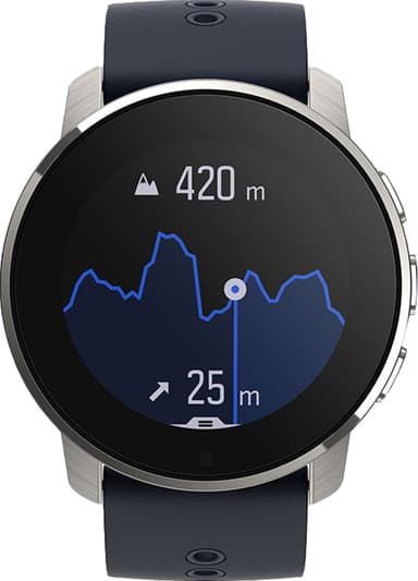 Suunto 9 Peak multisport träningsklocka 43mm (granitblå titan)