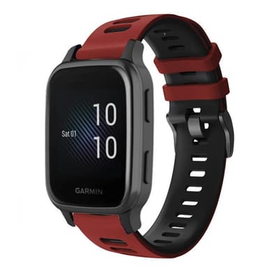 Twin Sport Armband Garmin Venu Sq Music Edition - Röd/svart