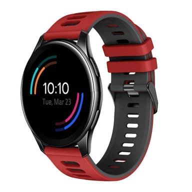 Twin Sport Armband OnePlus Watch 46mm - Röd/svart