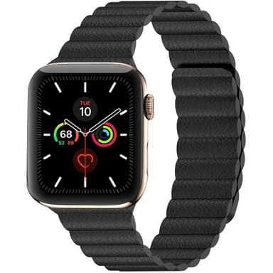 Apple Watch 6 (40mm) Leather loop band - Svart