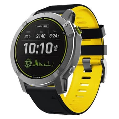 Twin Sport Armband Garmin ‌Enduro - Svart/gul